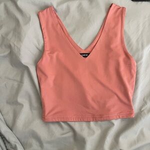 SHEIN baby pink crop tank top